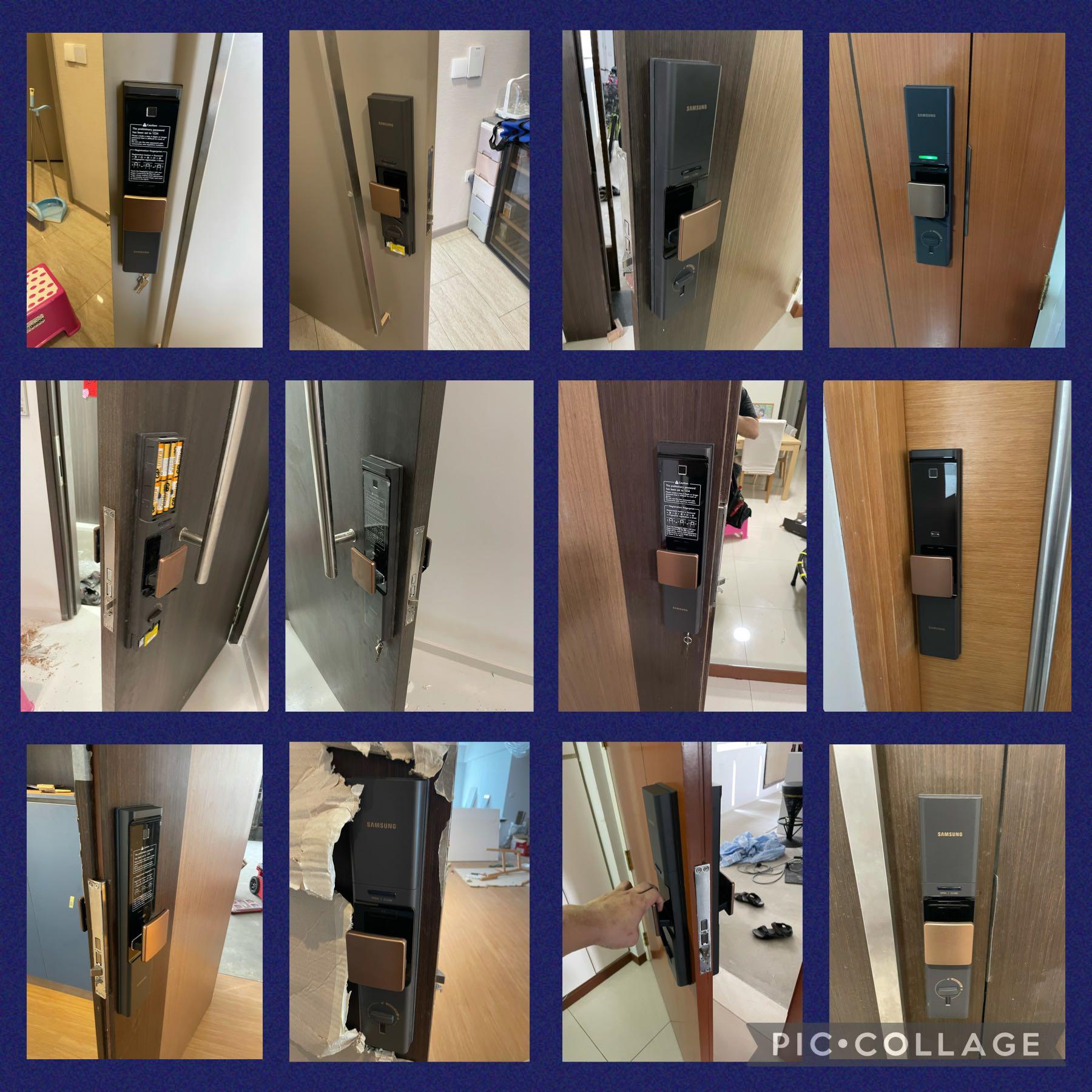 Digital lock installation service 555 5 star ⭐️ review  62863075616897112