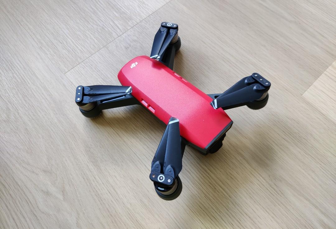 DJI Spark Combo Red Photography Drones on Carousell