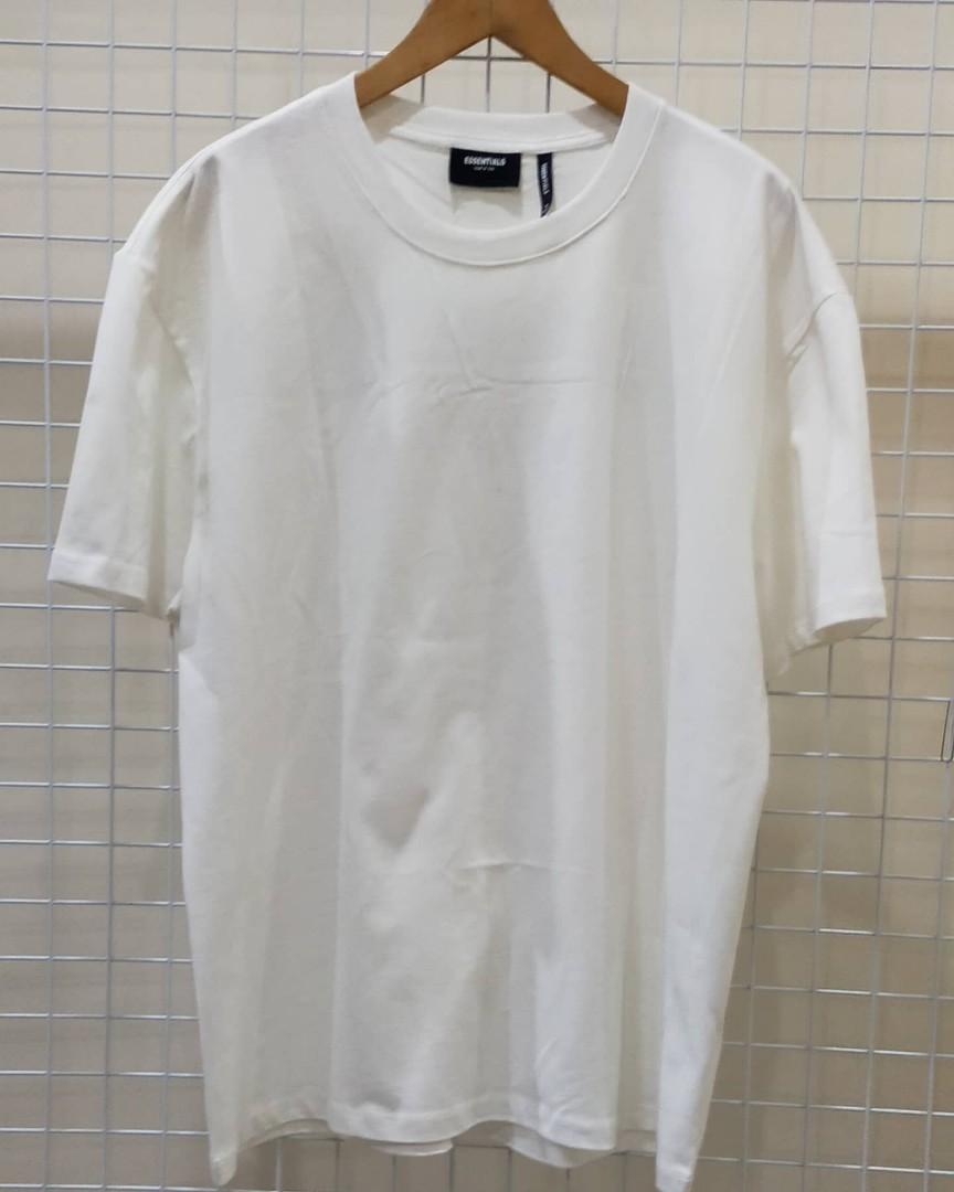 Fear of God ESSENTIALS Los Angeles 3M Boxy Tee White F/W 19