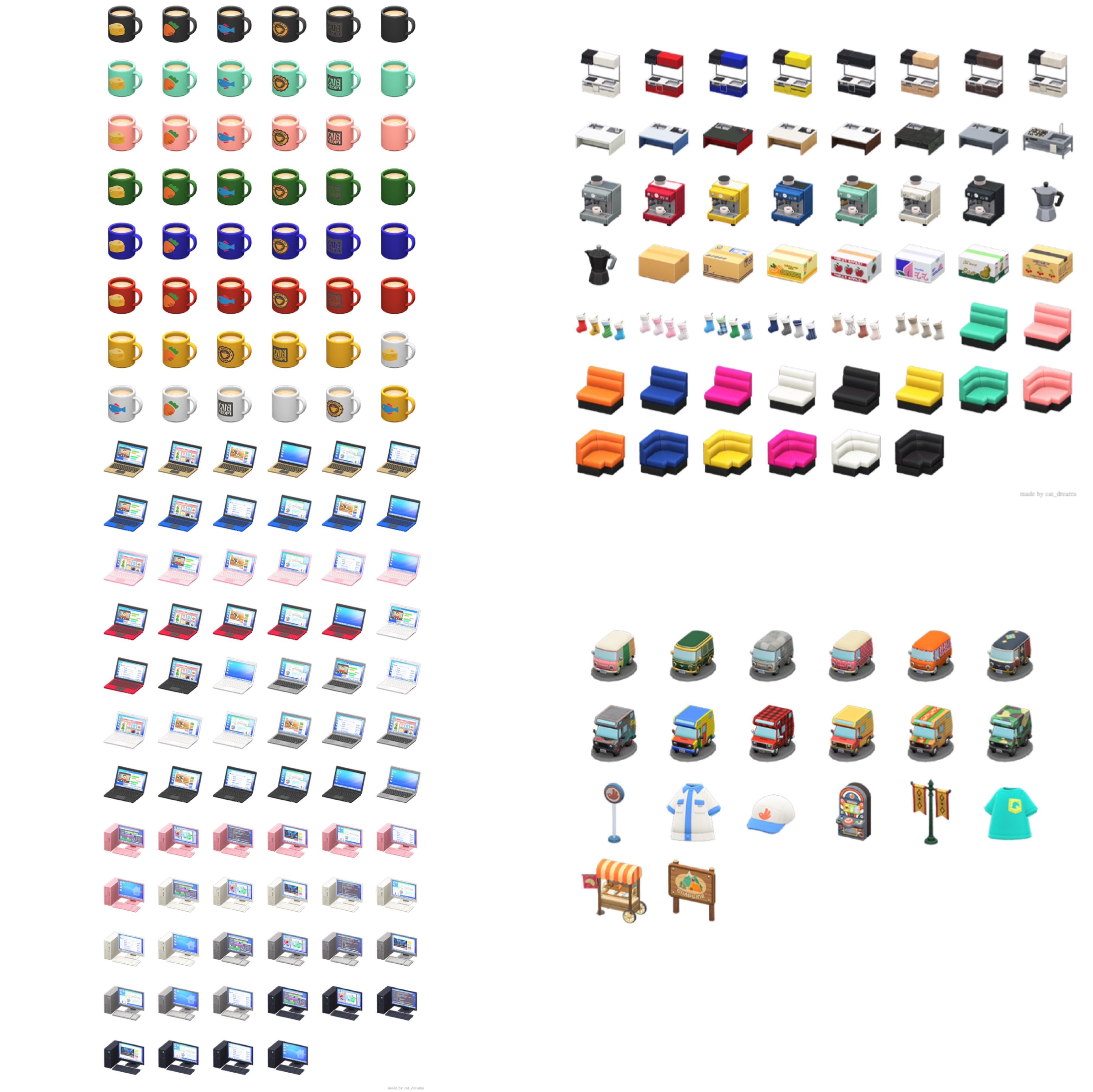 Furnitures Animal Crossing New Horizons ACNH, Video Gaming, Video Games, Nintendo on Carousell