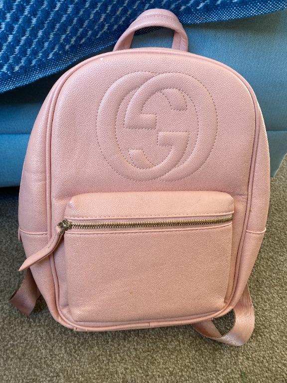 Pink gucci sale backpack