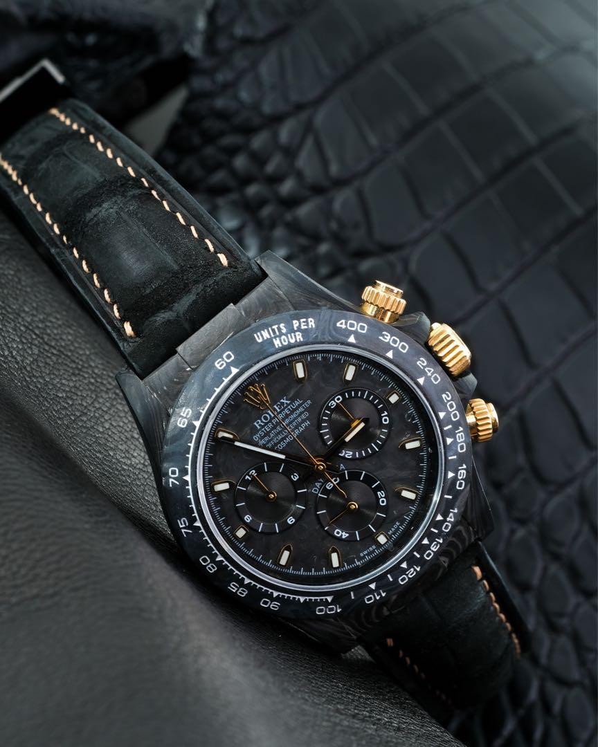 Rolex daytona carbon black on sale