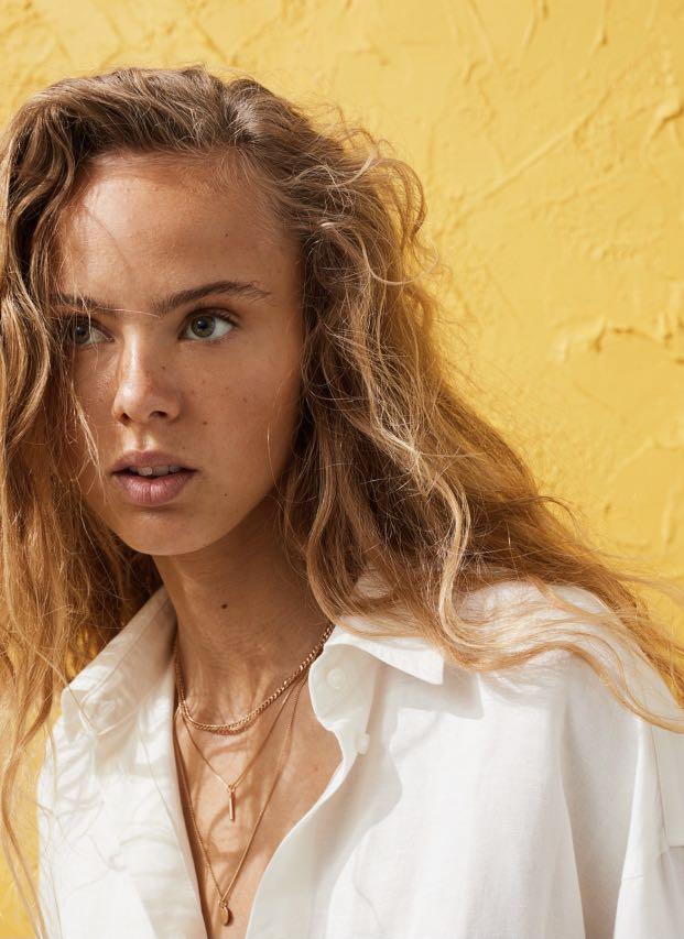 h&m linen shirt women's