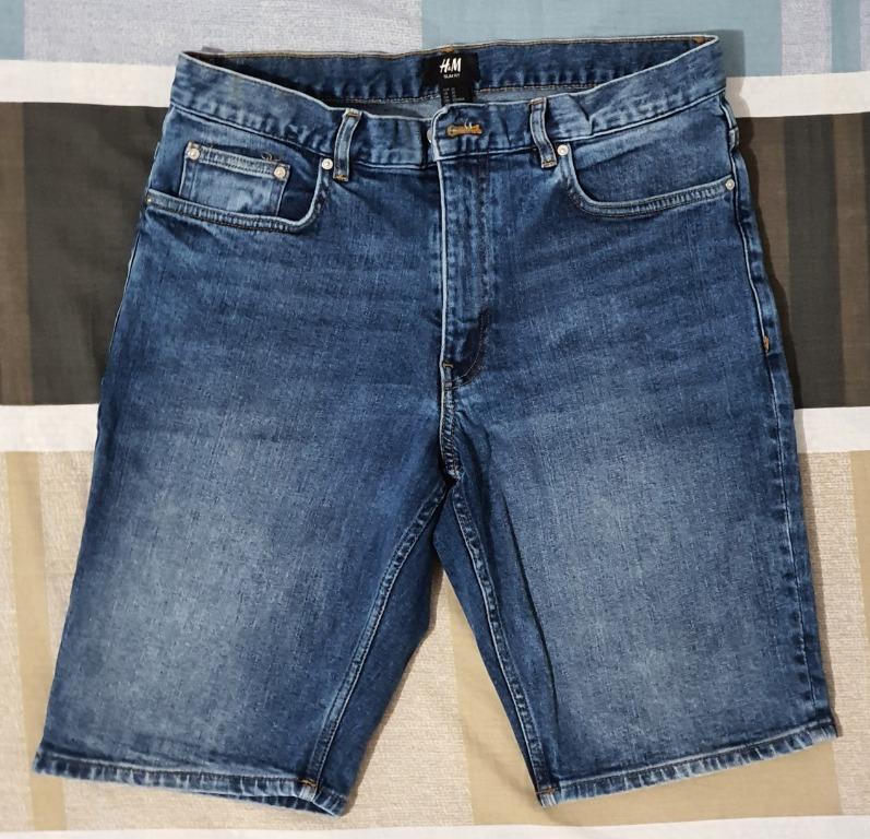 H&m denim shorts online mens