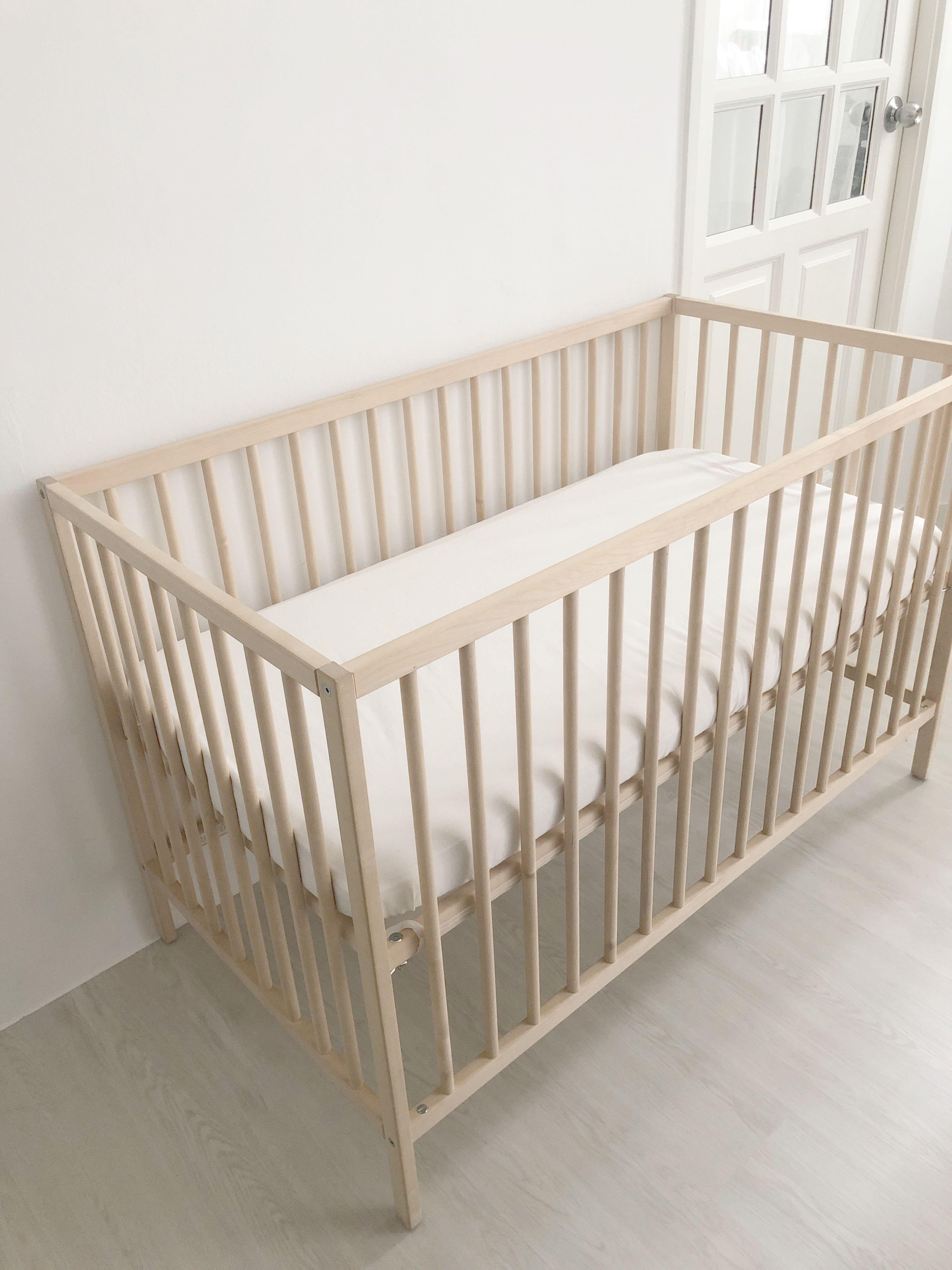 Ikea baby cot and mattress, Babies & Kids, Baby Nursery & Kids