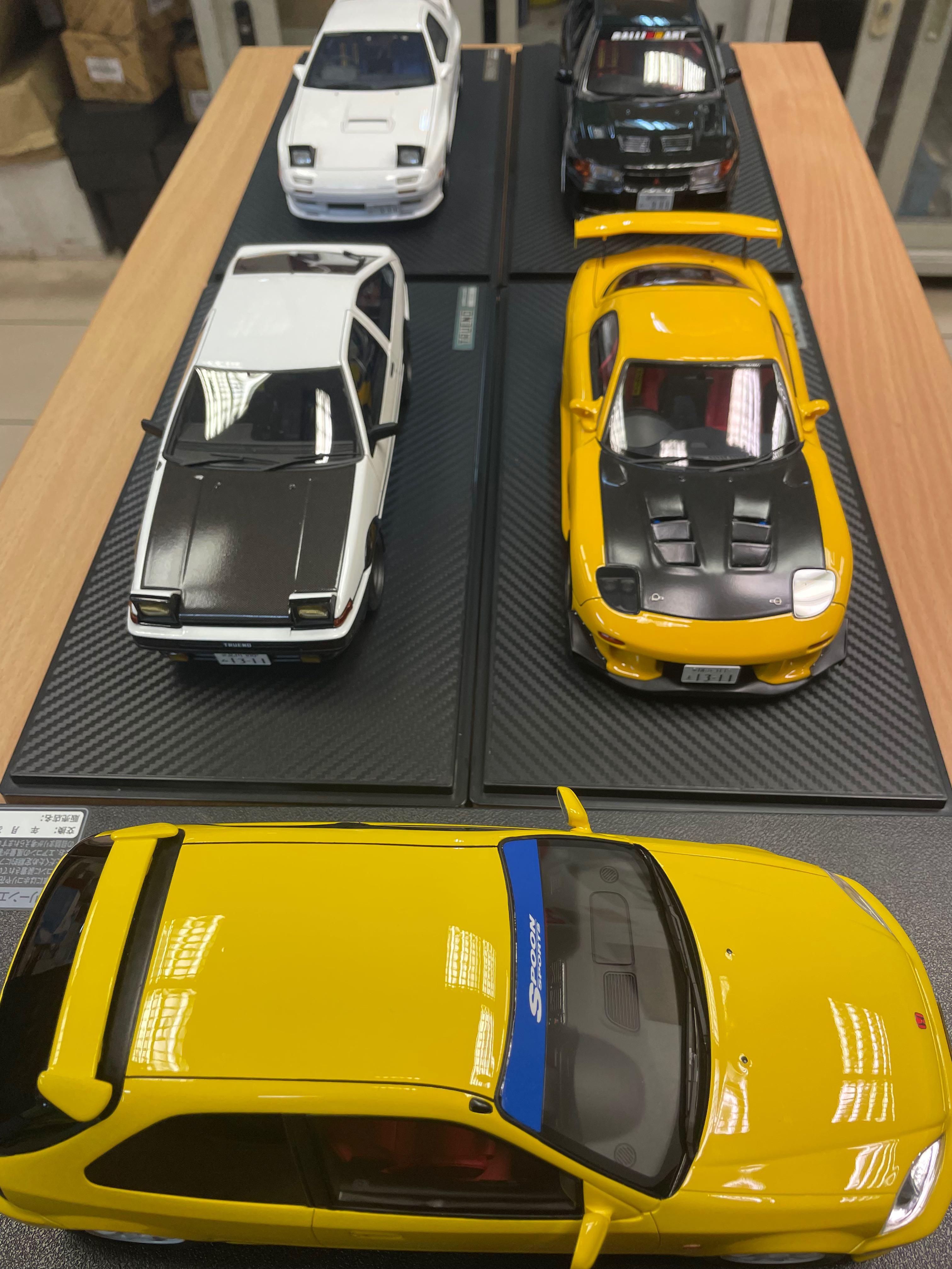 Initial D 1/18 Ignition Model Otto ( Evo 3,Ae86,RX 7 FC,FD,Civic EK9