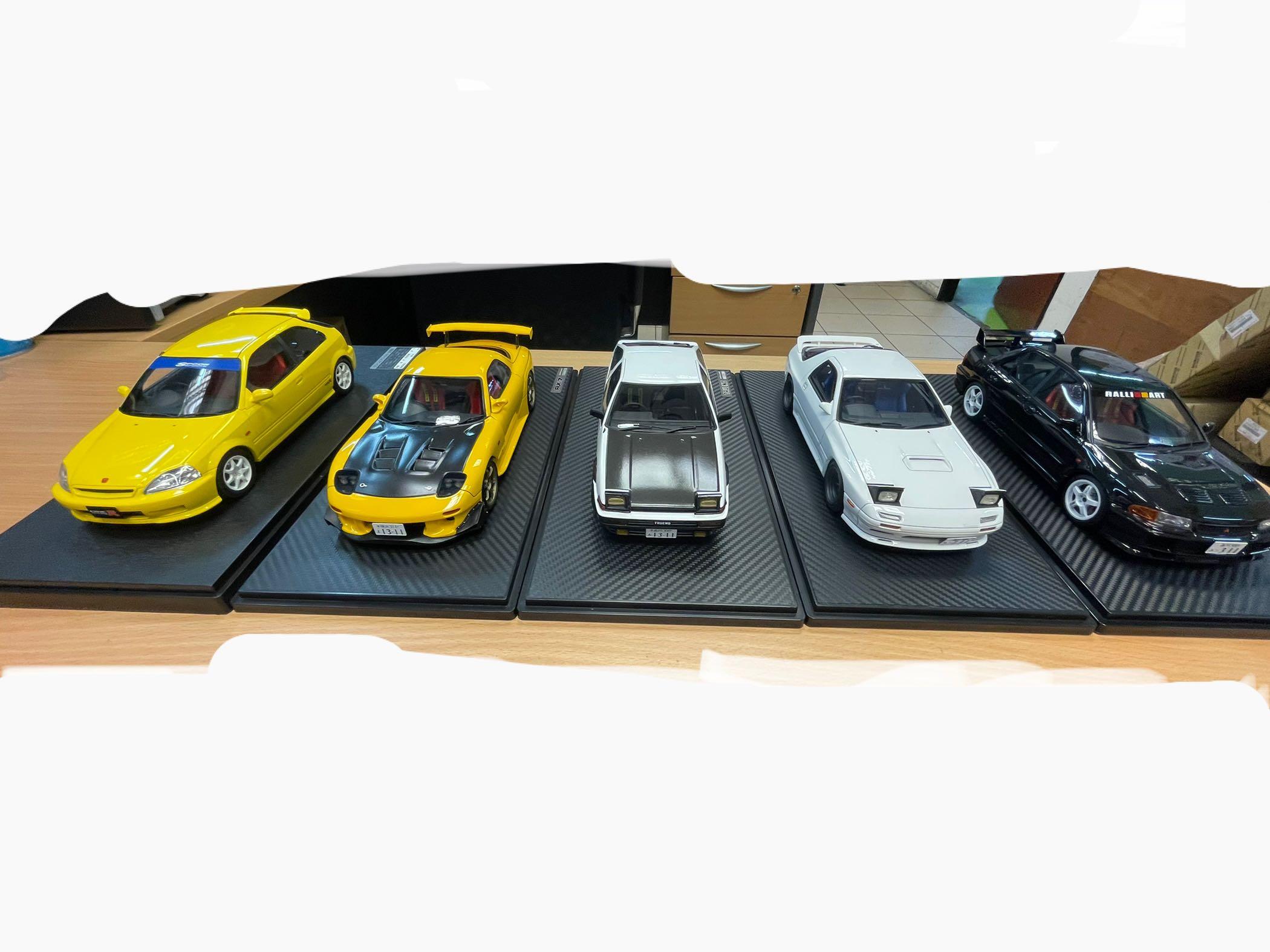 Initial D 1/18 Ignition Model Otto ( Evo 3,Ae86,RX 7 FC,FD,Civic EK9