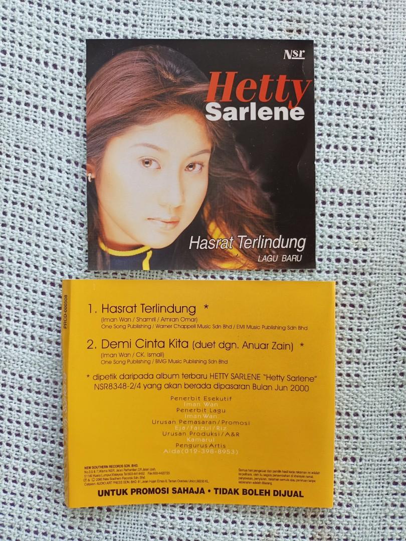 Inlay Promo Cd Hetty Sarlene Music Media Cd S Dvd S Other Media On Carousell