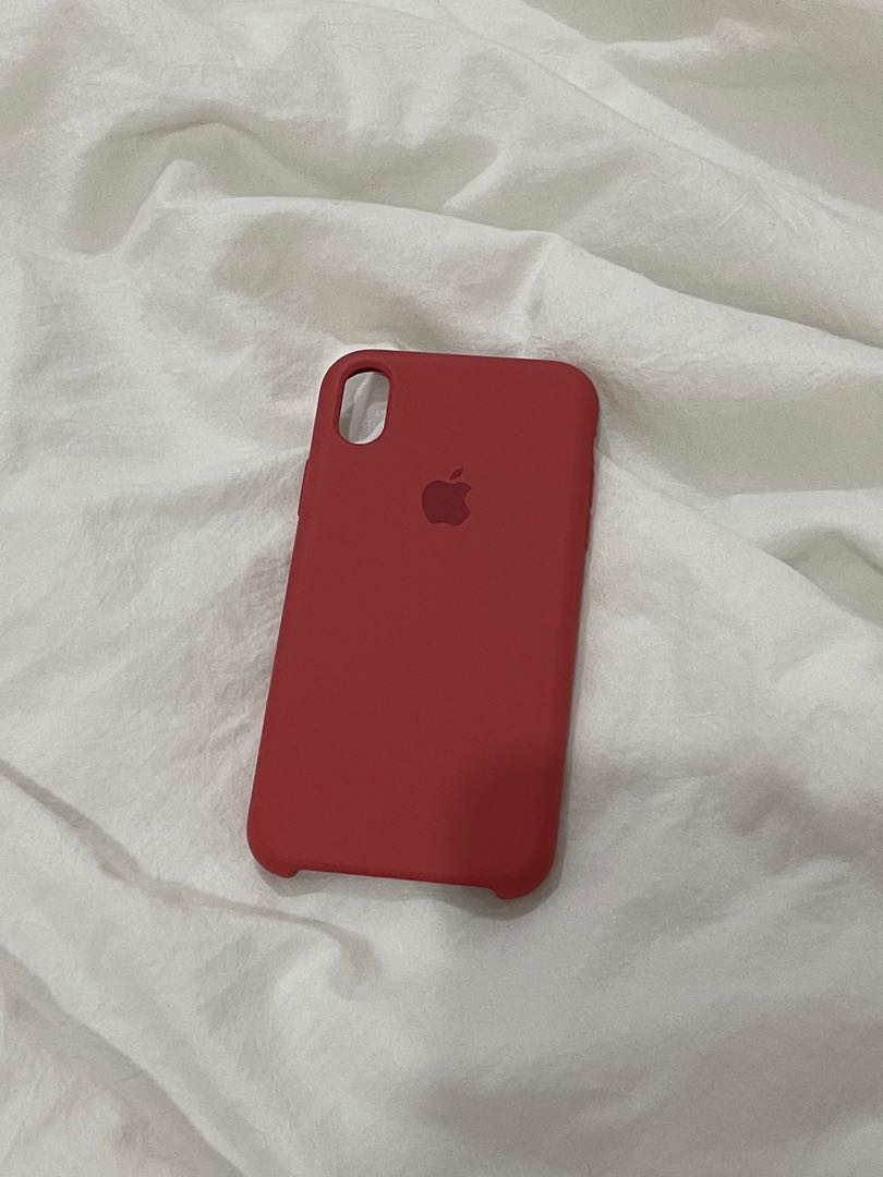 red silicone case for iphone xr