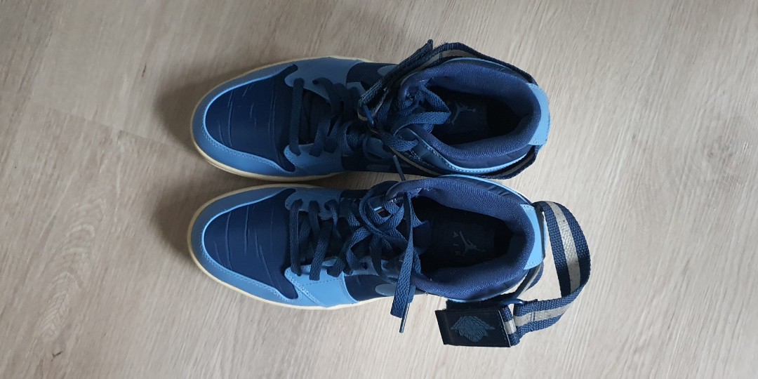 Air jordan 1 high strap french blue 2025