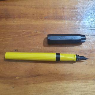 Kaweco Perkeo Indian Summer Yellow and Black Medium Point Fountain Pen 10001313 