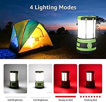  Lepro LED Camping Lantern, Super Bright, Battery