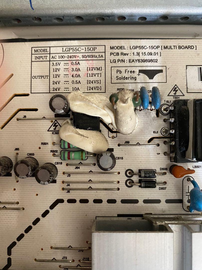 LG Oled power board, TV & Home Appliances, TV & Entertainment, TV Parts