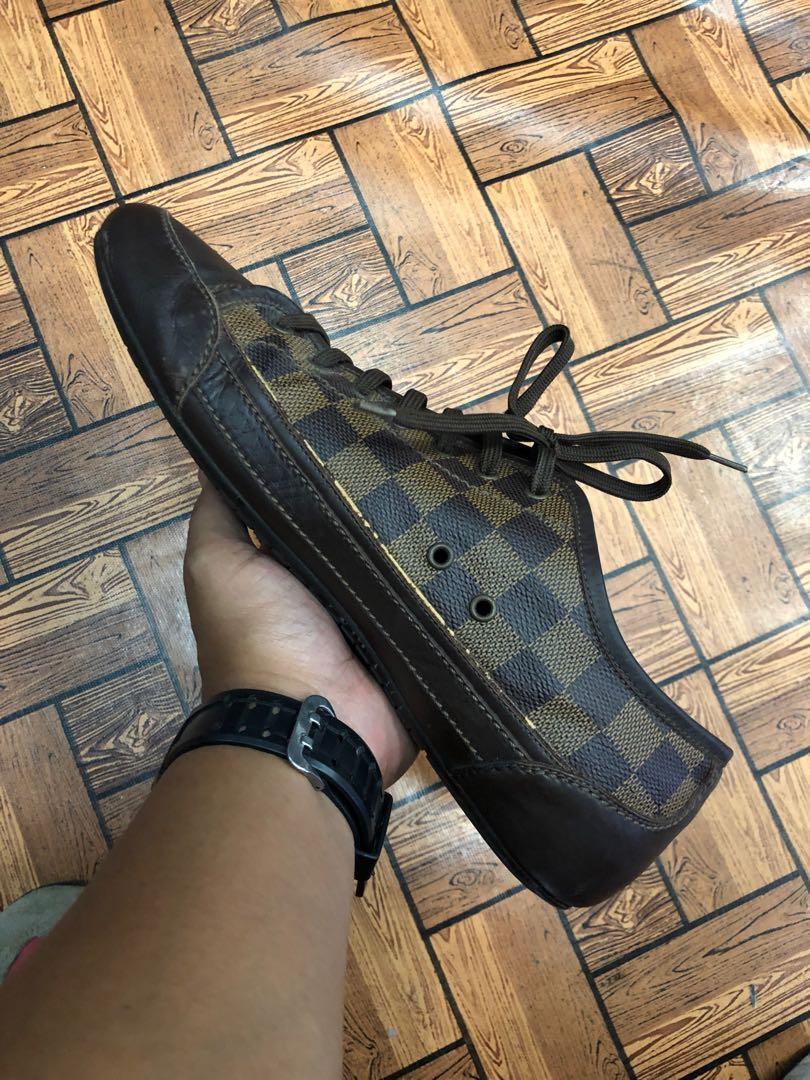 Louis Vuitton Damier Cap-Toe Sneakers - Black Sneakers, Shoes - LOU655971