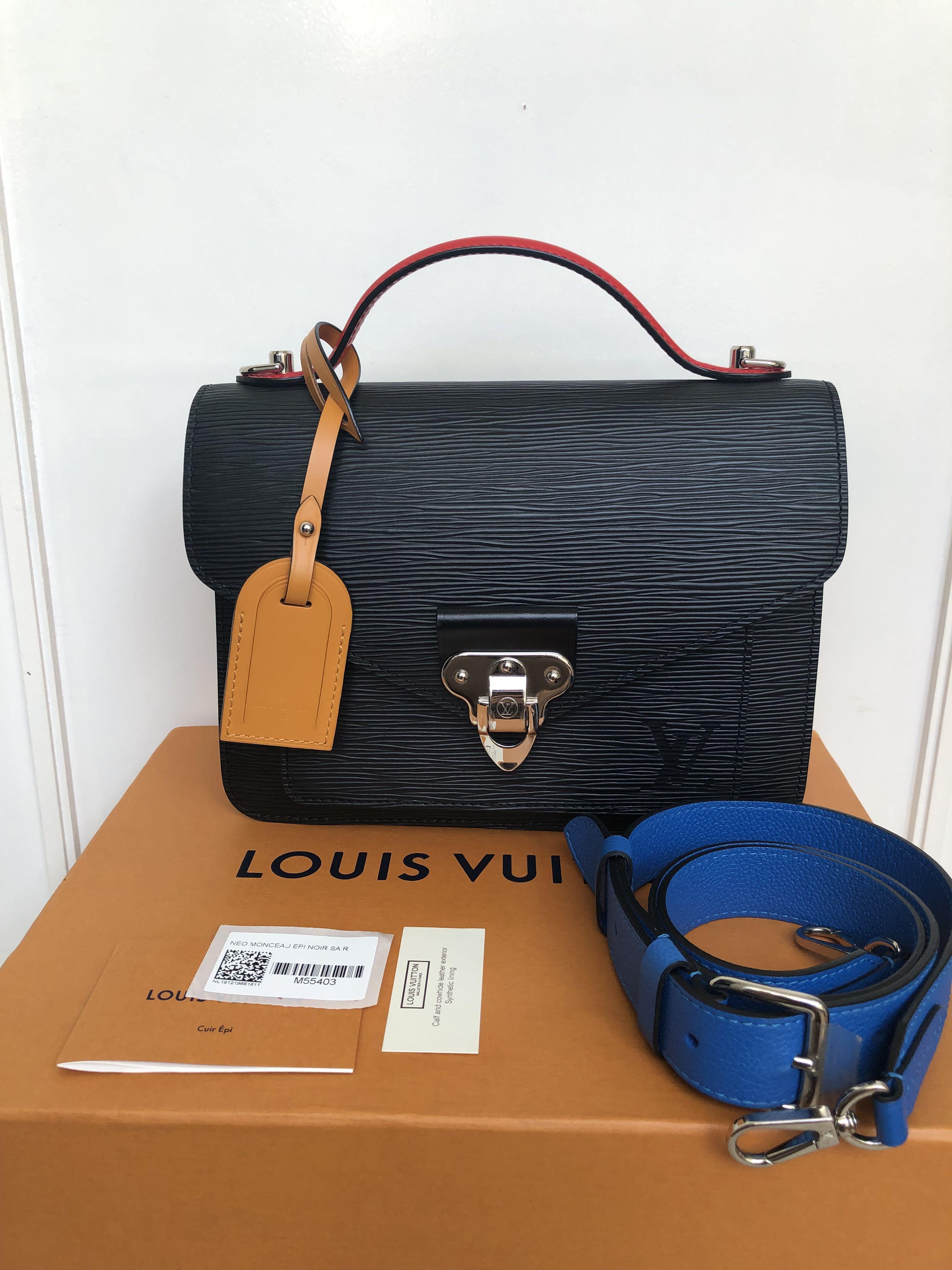 Excellent Condition*- Louis Vuitton Neo Monceau Epi for sale!, Women's  Fashion, Bags & Wallets, Cross-body Bags on Carousell