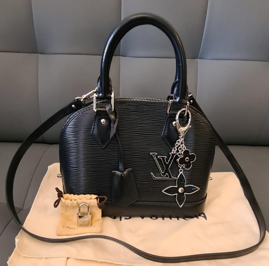Louis Vuitton, Bags, Louis Vuitton Black Epi Leather Alma Bb Bag