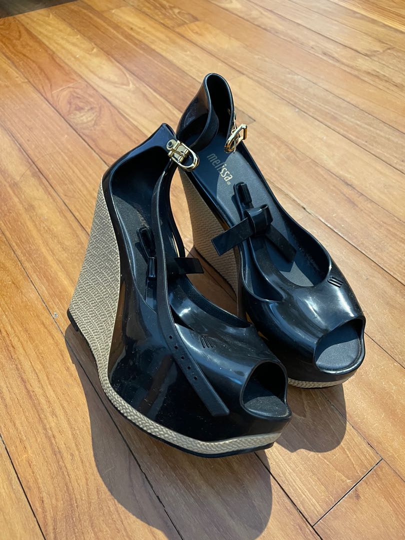 Melissa wedges, Women's Fashion, Footwear, Wedges on Carousell