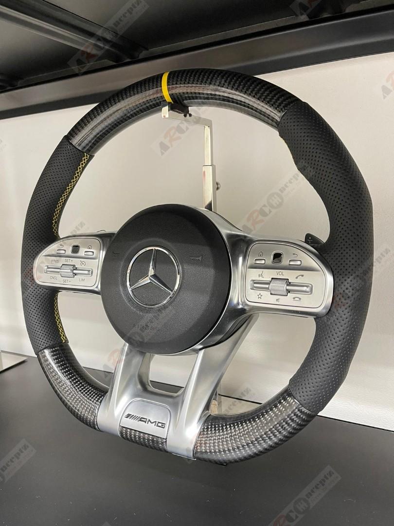 Mercedes AMG Carbon fiber Sport Steering for mosy models, Car