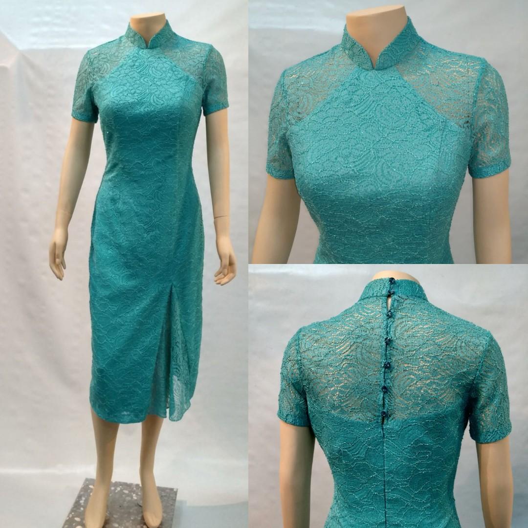 Turquoise cheongsam online