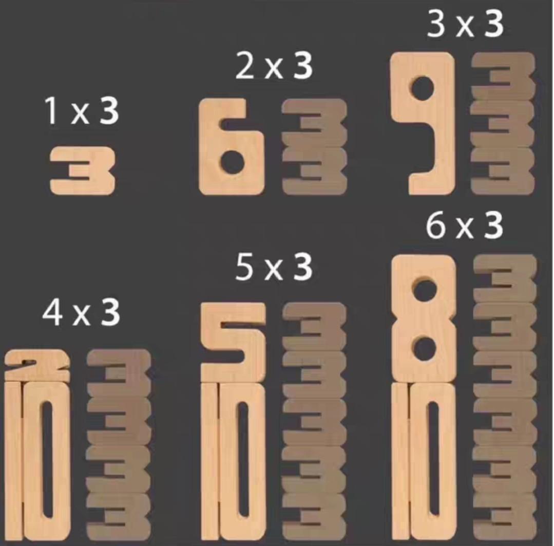 Montessori maths number blocks building blocks, Hobbies & Toys, Toys ...