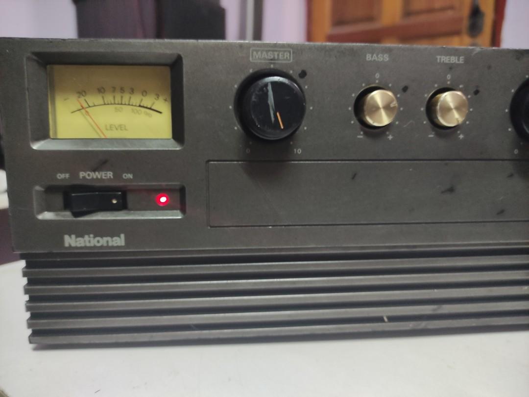 美品】National Hi-Power Amplifier WA-730A-