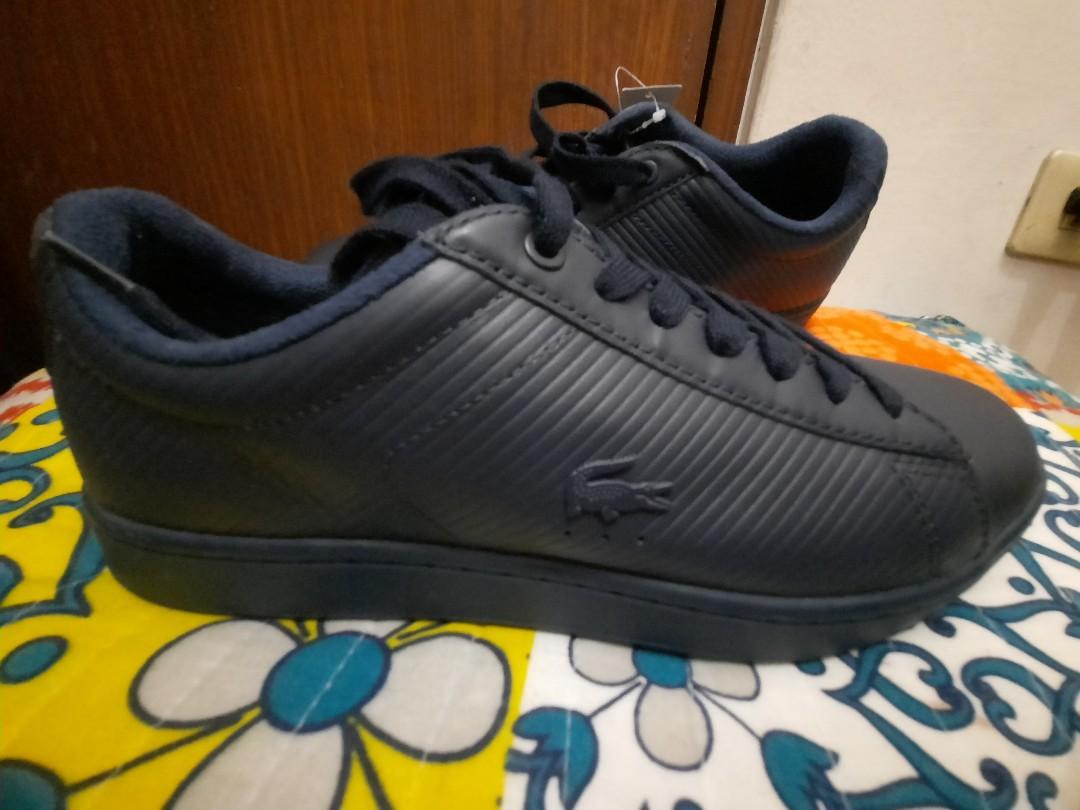 New! Lacoste MEN dark blue sneaker size 7, Men's Fashion, Footwear, Sneakers Carousell