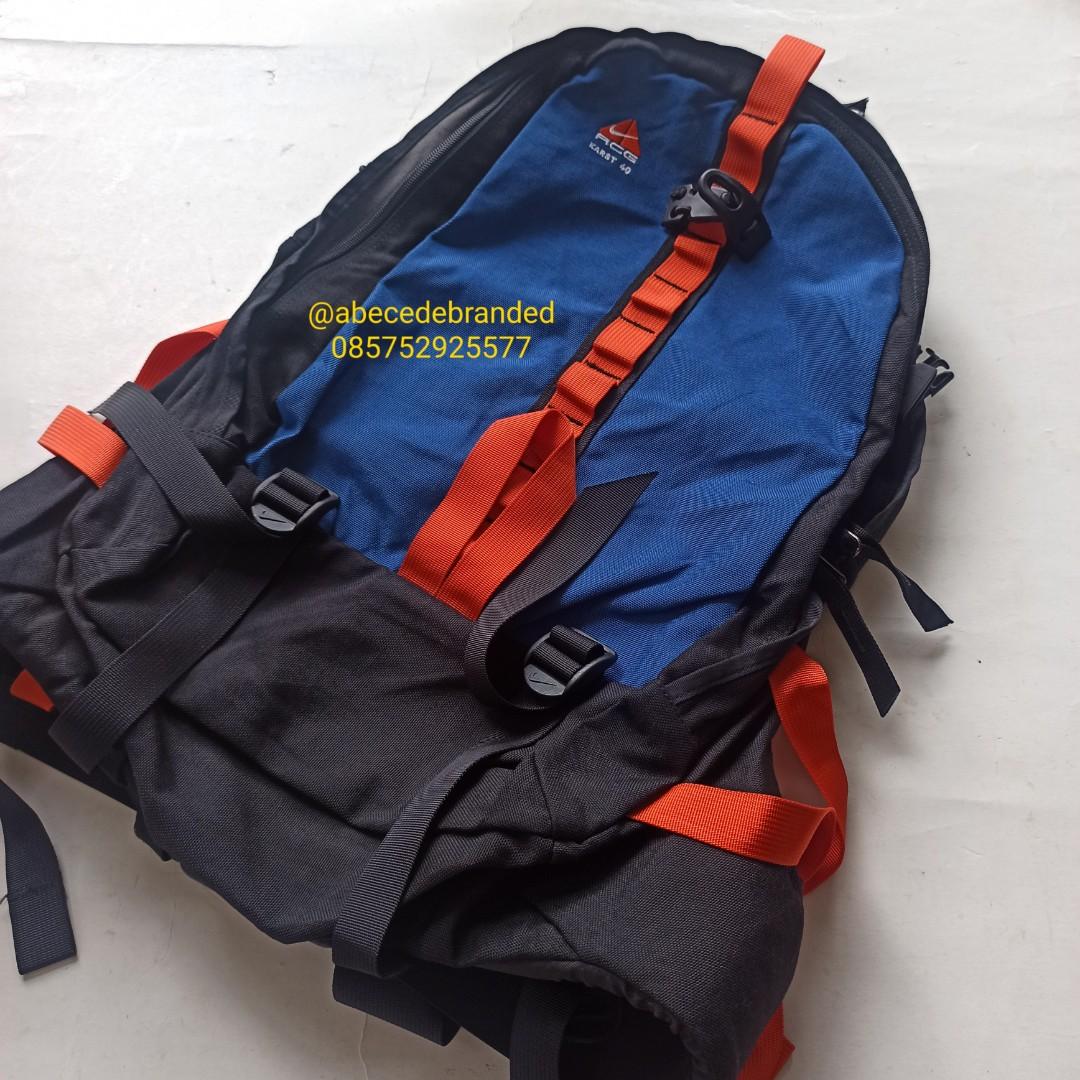 nike acg karst 40 backpack vintage 90s, Fesyen Pria, Tas & Dompet