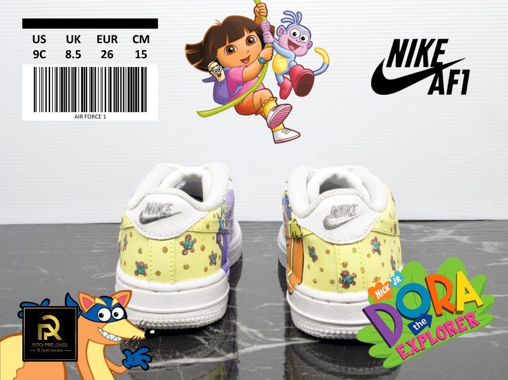 Nike Air Force 1 Collab Dora the explorer 15cm