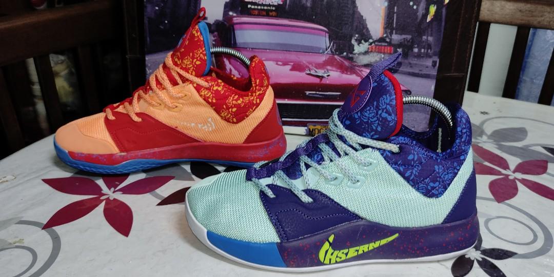 Nike PG 3 NASA EP mandarin EYBL blue red