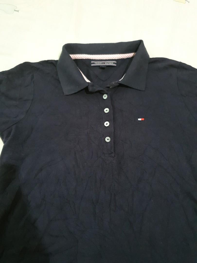 Original tommy polo dress (Category: Dresses) located in Lingayen. Submitted by cserscei (Listing ID 1116328476, Image 3). Description: used twice only and kept not faded authentic large on tag but best fit s-m length is 36 inches.