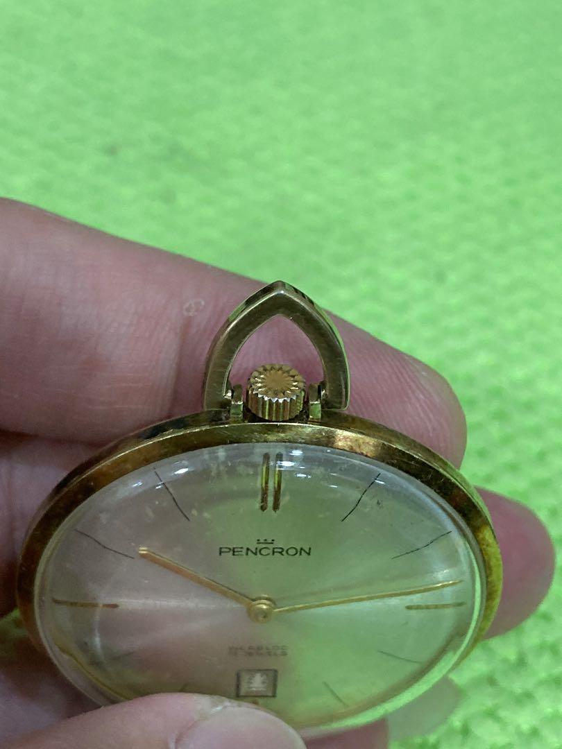 Pencron 17 jewels incabloc pocket watch shop