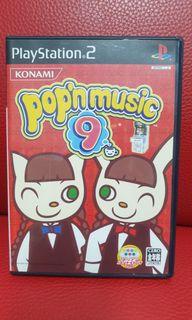 PS2遊戲片 popn  music9
