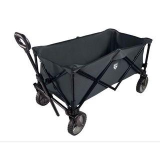 Quest Quad Fold Cart, Folding Wagon, Charcoal/Black