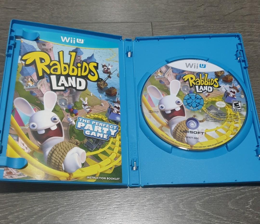 Rabbids Land For Wii U Wiiu Video Gaming Video Games Nintendo On Carousell