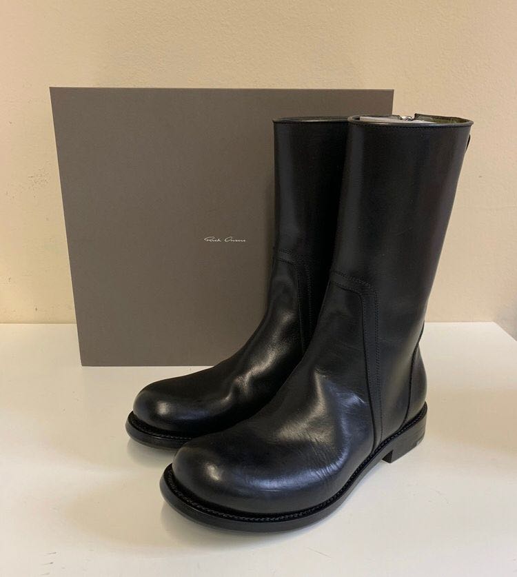 Rick Owens Mainline COP ZIP Boots Men s Fashion Footwear