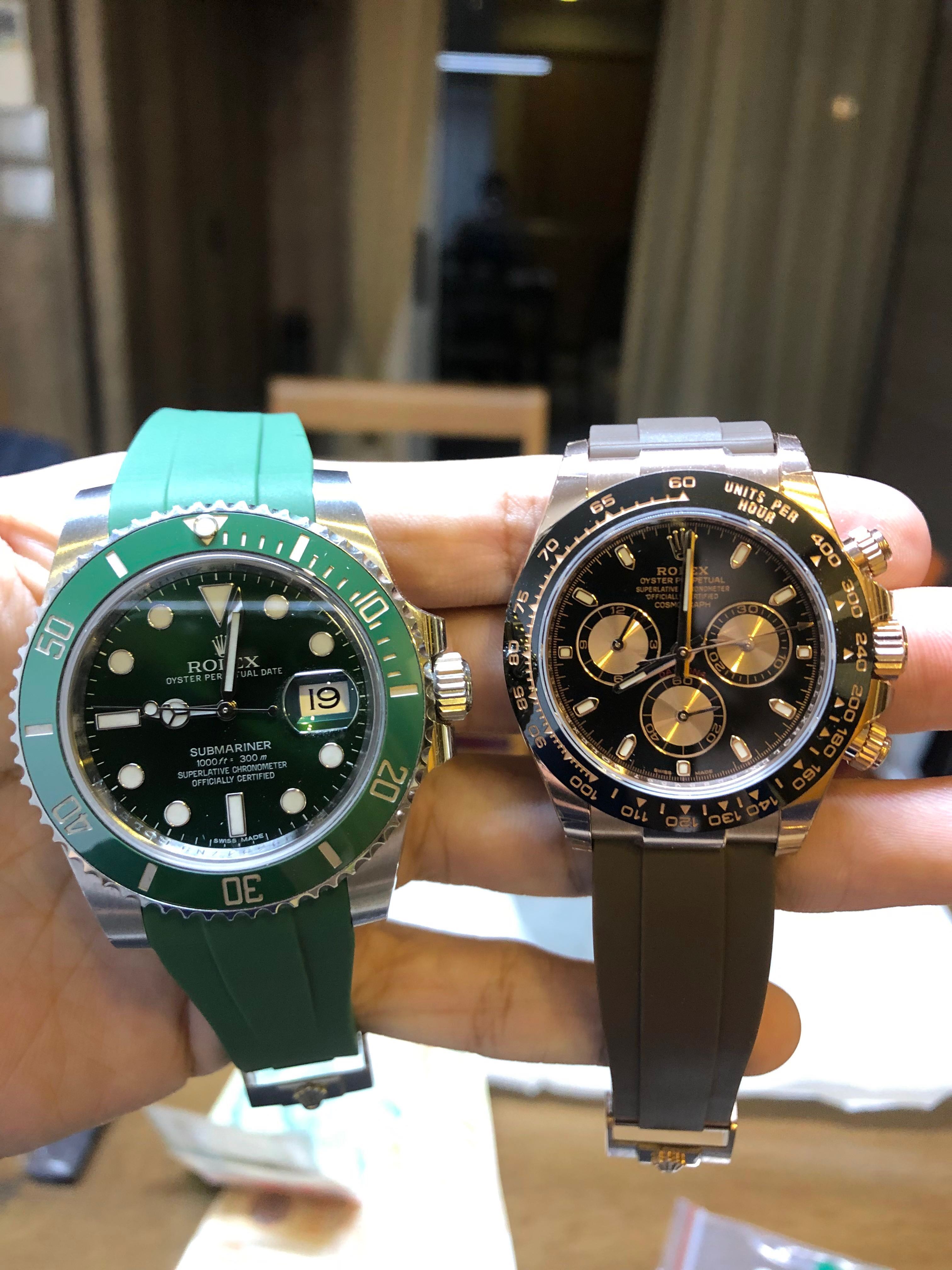 Gold rolex rubber strap outlet