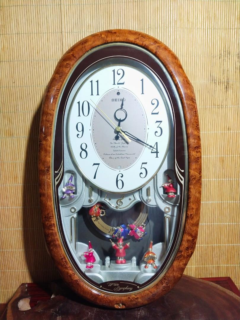 SEIKO Wall Clock with 6 Music, Seiko Clock, Clock, Wall Clock, Furniture &  Home Living, Home Decor, Clocks on Carousell