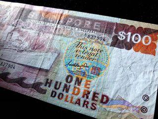 Singapore SGD100 A1 Ship First Prefix GvF