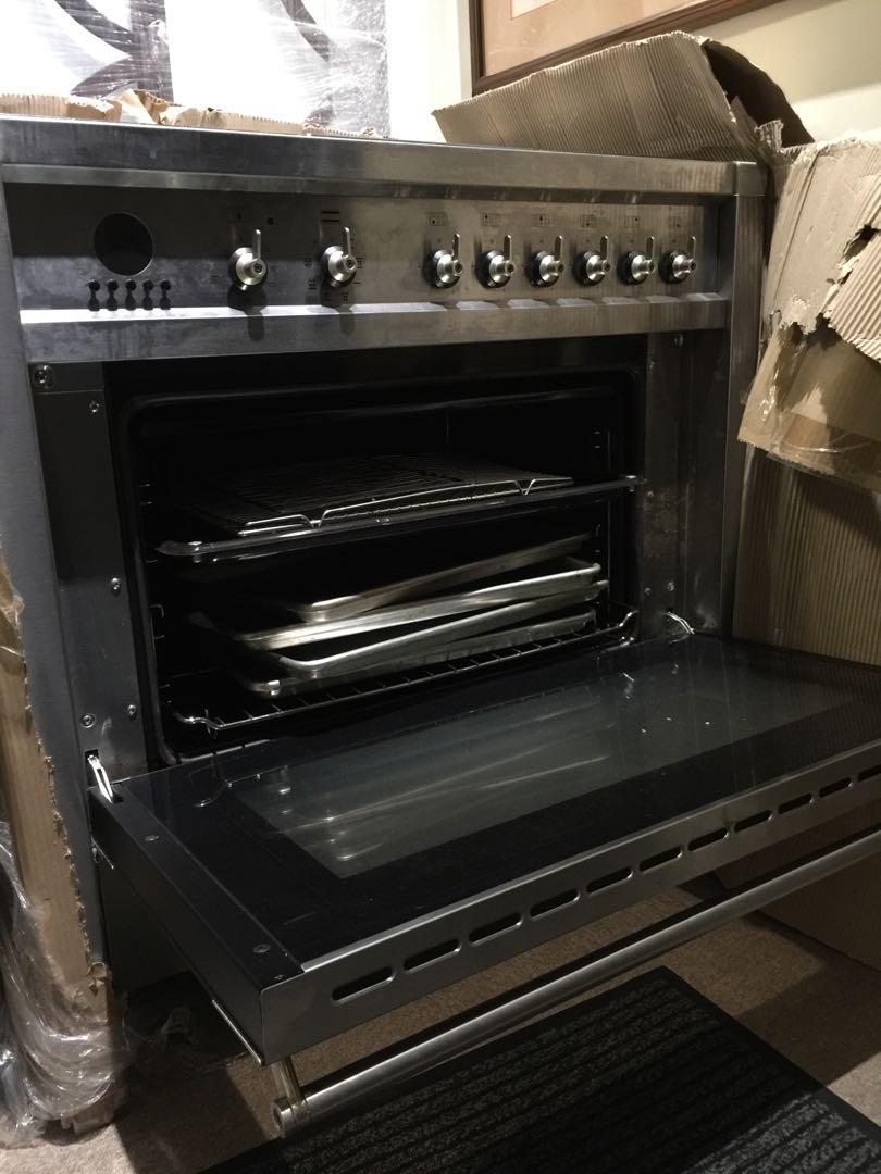 SMEG 90cm Freestanding Dual Fuel Oven/Stove, 家庭電器, 廚房電器, 抽油煙機及爐頭