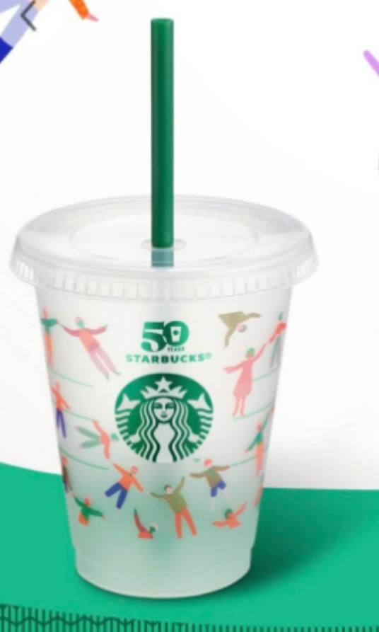 Starbucks 50th Anniversary Reusable Cold Cup, Furniture & Home Living,  Kitchenware & Tableware, Water Bottles & Tumblers on Carousell