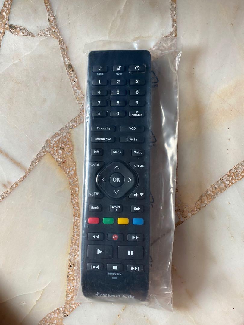 Starhub scv set top box remote, TV & Home Appliances, TV