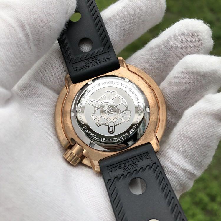 Steeldive CUSN8 Bronze Tuna Dive Watch, Men's Fashion, Watches ...