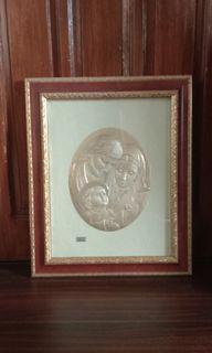 Sterling Silver Holy Family Wall Decor