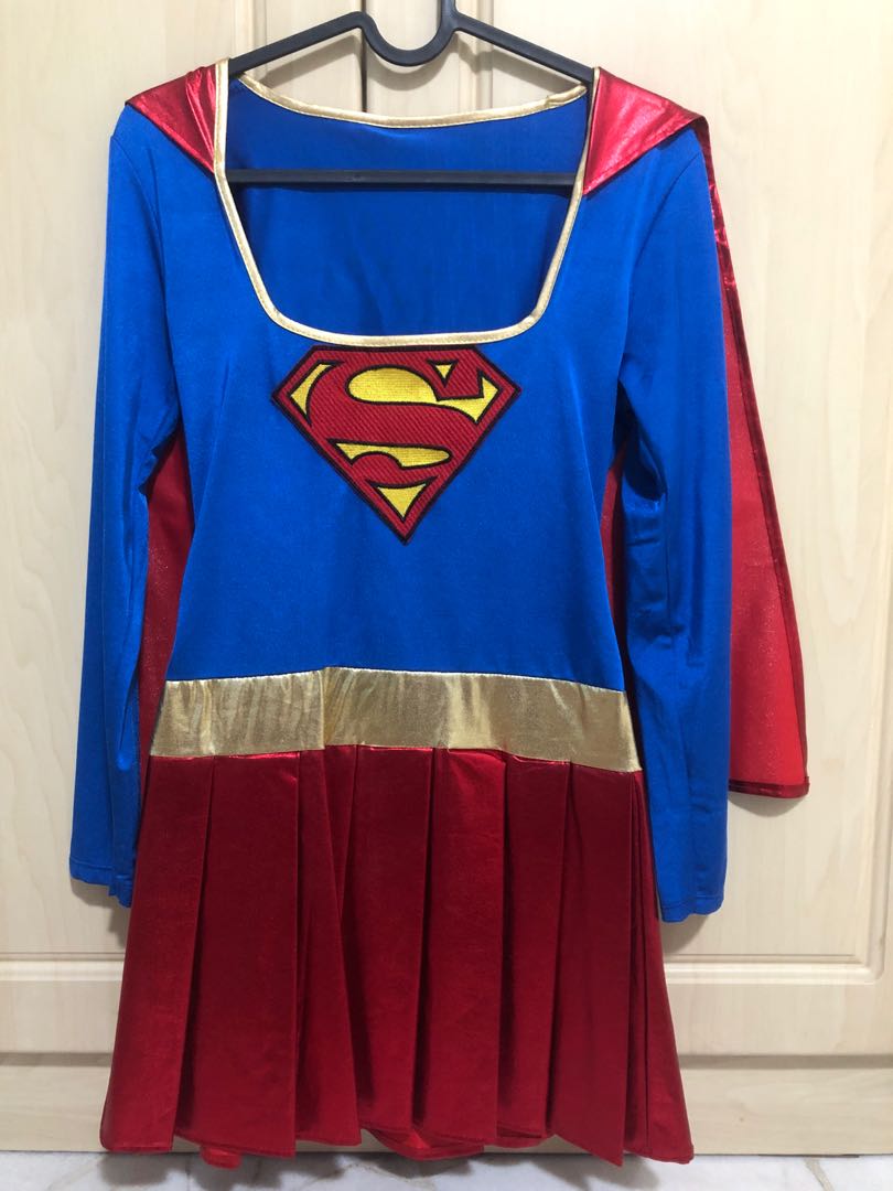 Superwoman Costume - Halloween/ Superhero Theme Party/ Cosplay, Women's ...