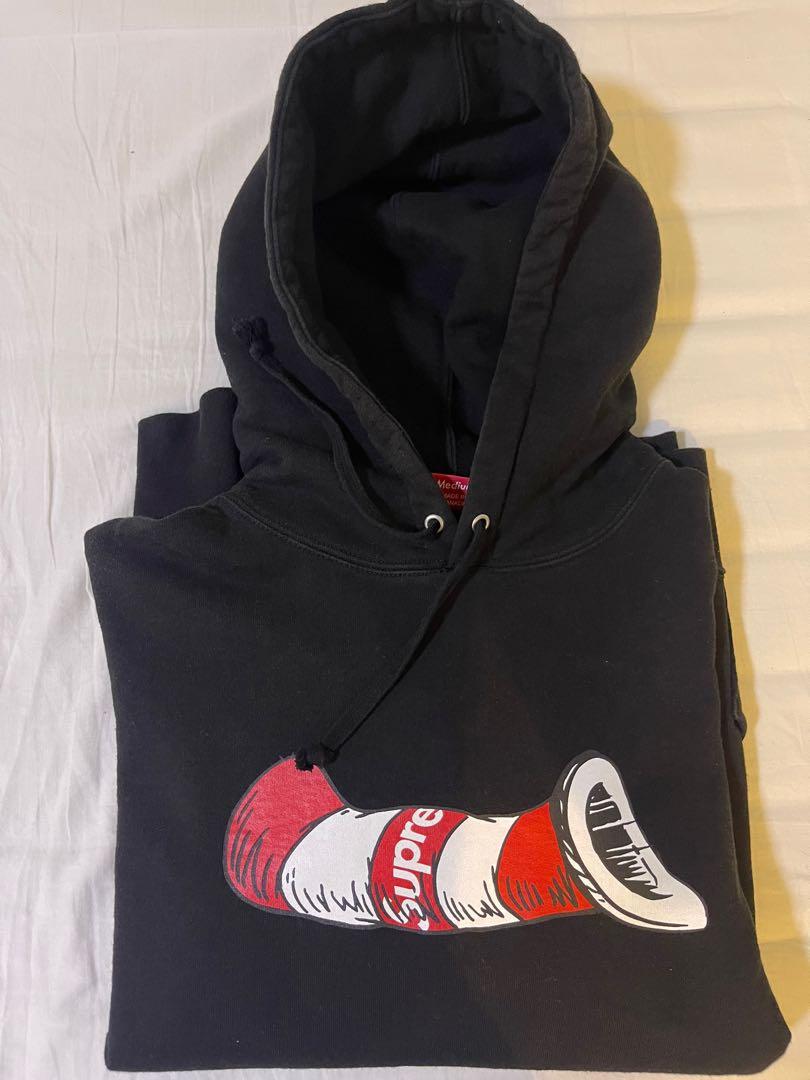 Cat and the hat supreme hoodie clearance