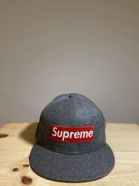 Supreme x Loro Piana Vintage New Era Box Logo Cap, 男裝, 手錶及