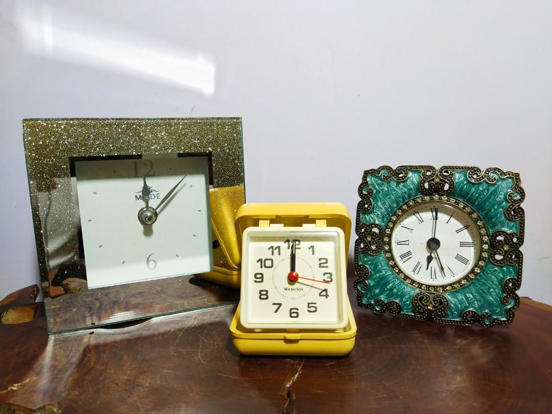 Table Clock, Clock, Alarm Clock (Category: Clocks) located in Quezon City. Submitted by shojikimerchant316 (Listing ID 1116293105, Image 1). Description: Table Clock 📌Working Condition 📌Check Pictures for details and measurements Shipping Fee not Included Payment First Before Shipping.