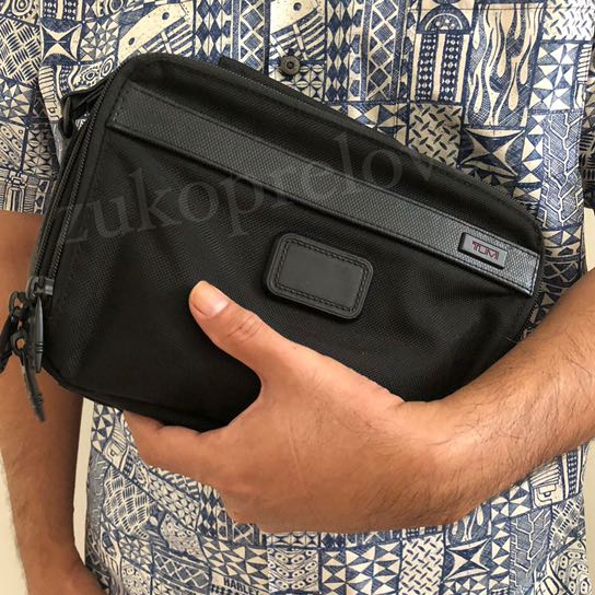 Tas Pria Branded Tumi Alpha II Clutch Bag Second Asli Fesyen Pria