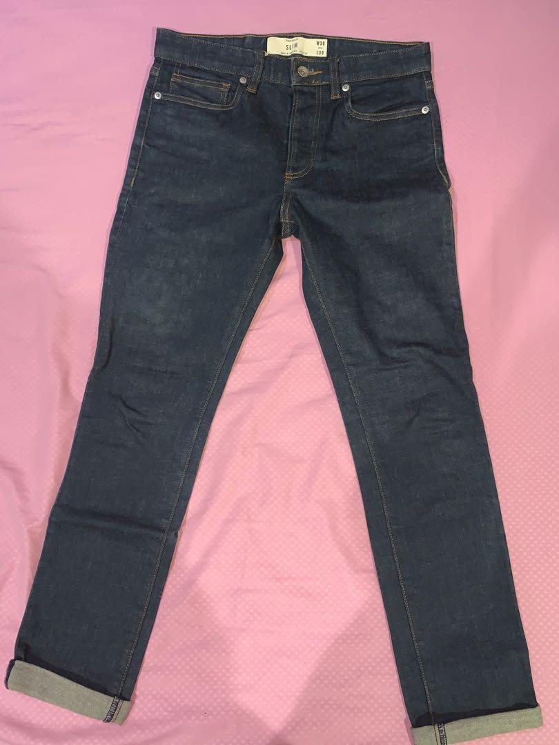 Topman Slim Fit Jeans 30x30, Men's 