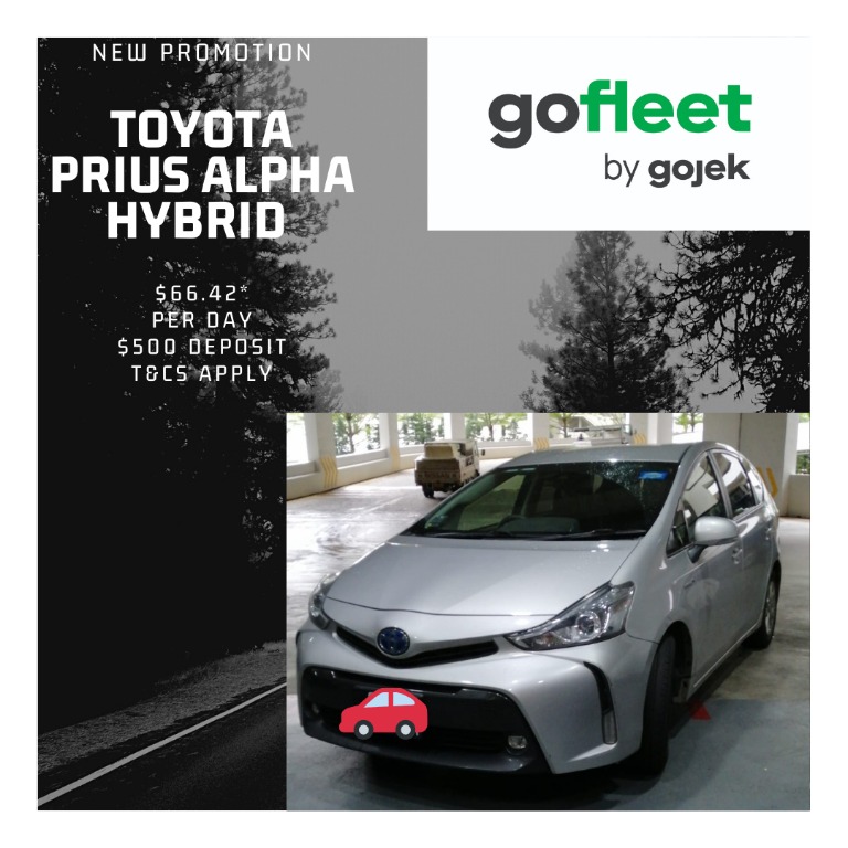 Toyota Prius Plus Hybrid Car Rental Promotion Cars Car Rental On Carousell